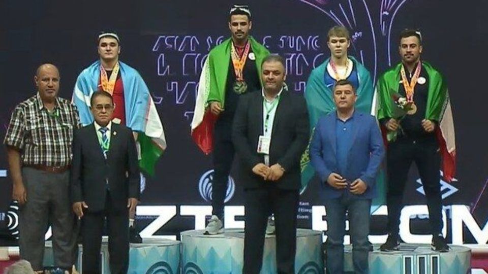 کسب ۱۱ مدال توسط وزنه‌برداران نوجوان و جوان ایران در قهرمانی آسیا  