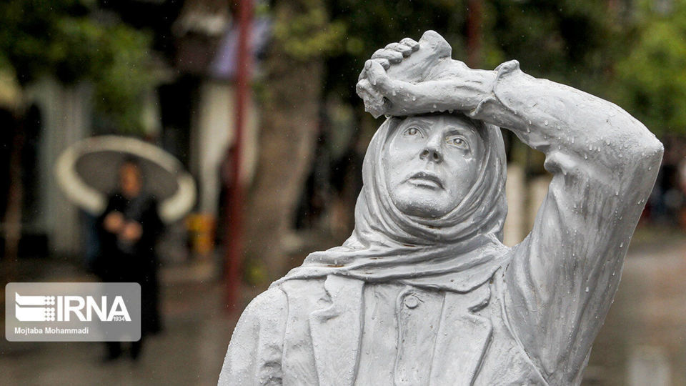 باران تابستانی در رشت