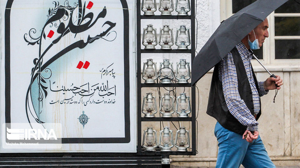 باران تابستانی در رشت