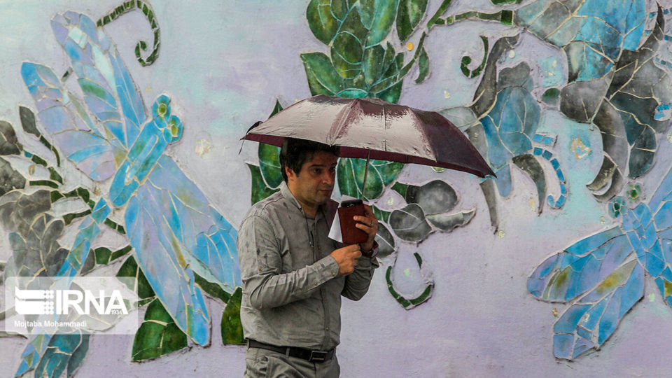 باران تابستانی در رشت