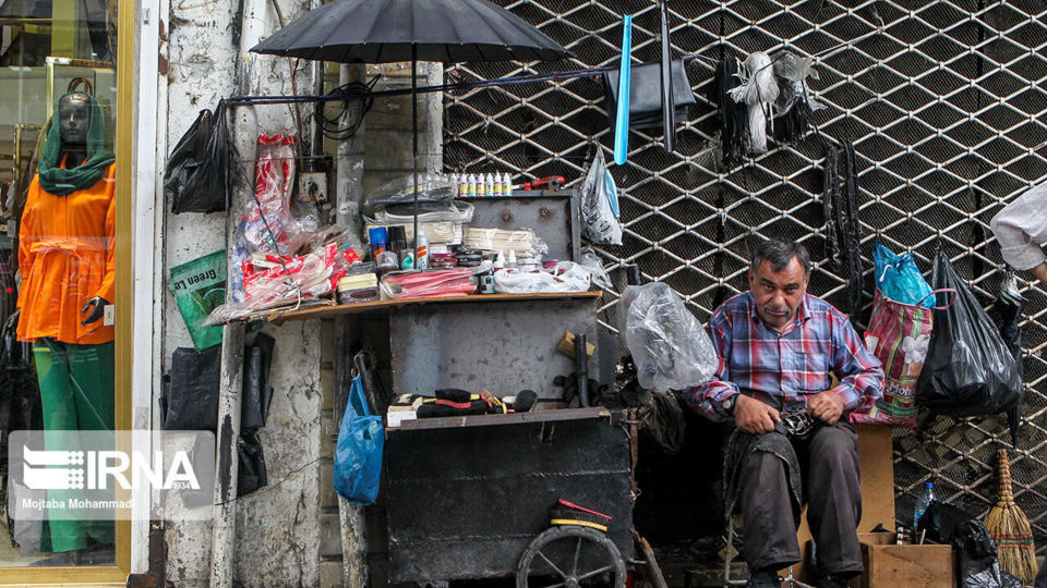 باران تابستانی در رشت