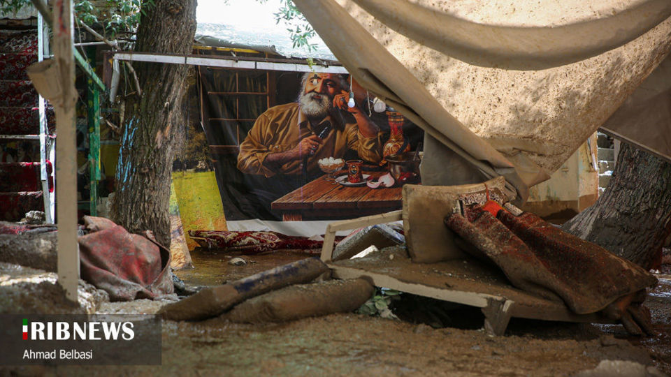 سیل در حرم مطهر امامزاده داوود (ع)