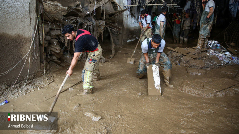 سیل در حرم مطهر امامزاده داوود (ع)