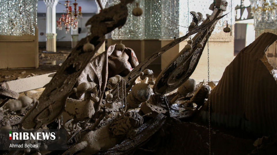 سیل در حرم مطهر امامزاده داوود (ع)