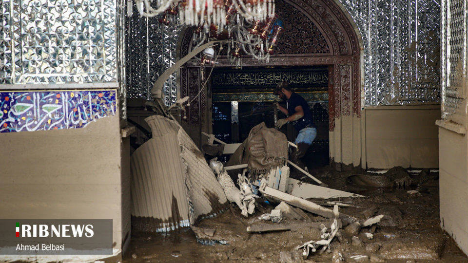 سیل در حرم مطهر امامزاده داوود (ع)