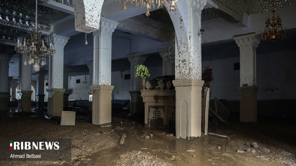 سیل در حرم مطهر امامزاده داوود (ع)