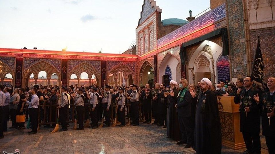  آئین تعویض پرچم حرم حضرت عبدالعظیم حسنی(ع) 