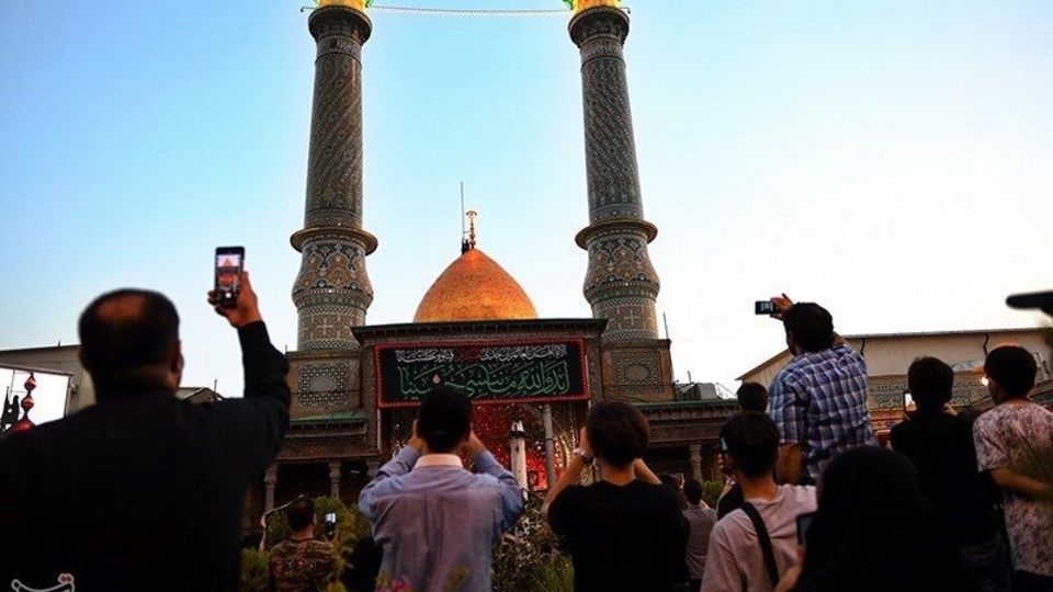  آئین تعویض پرچم حرم حضرت عبدالعظیم حسنی(ع) 