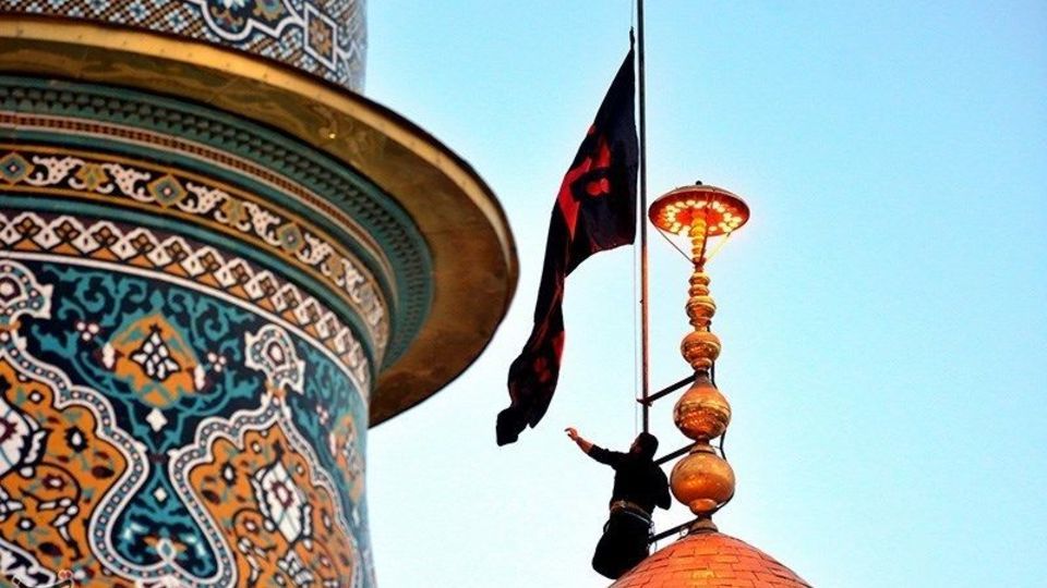  آئین تعویض پرچم حرم حضرت عبدالعظیم حسنی(ع) 