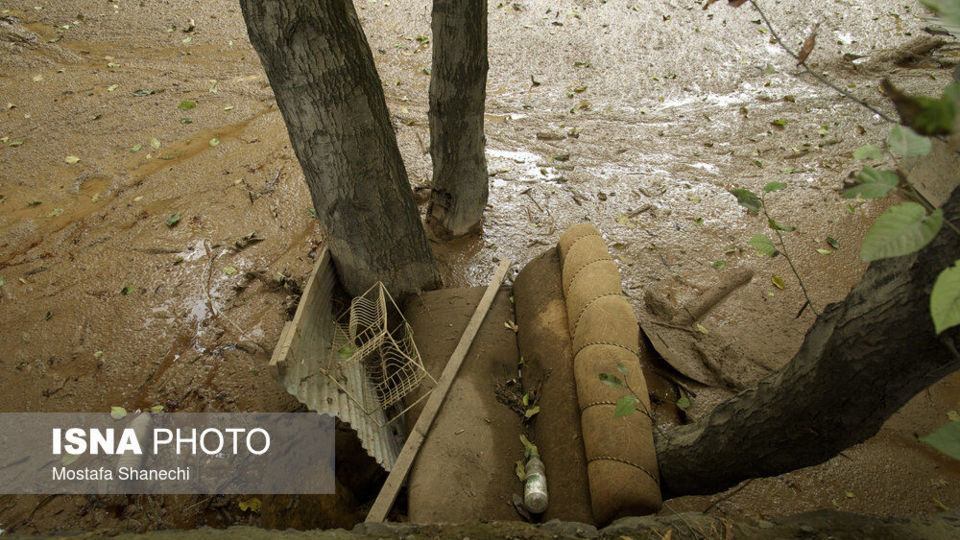 خسارات سیل در غرب مازندران