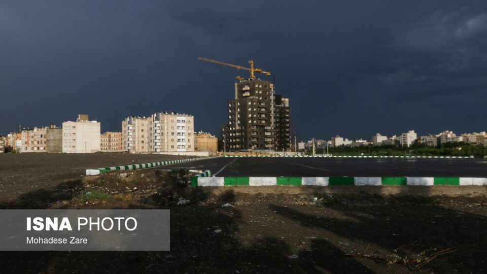 بارش باران تابستانه در مشهد