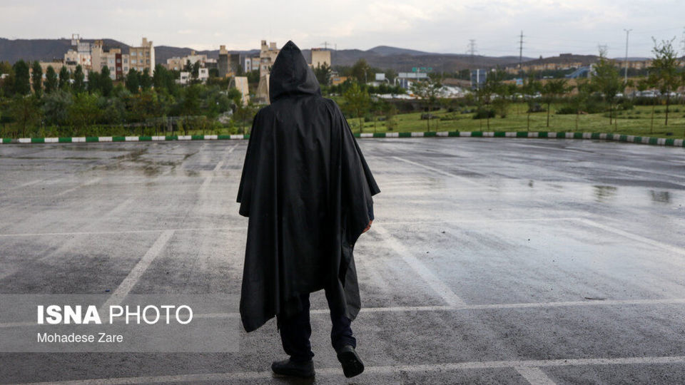 بارش باران تابستانه در مشهد