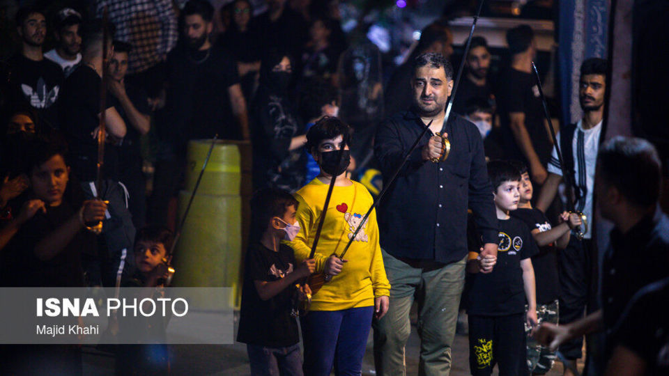 عزاداری شب سوم محرم - میدان منیریه