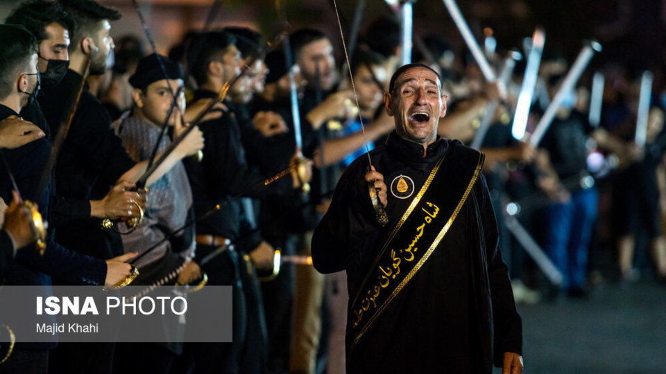 عزاداری شب سوم محرم - میدان منیریه