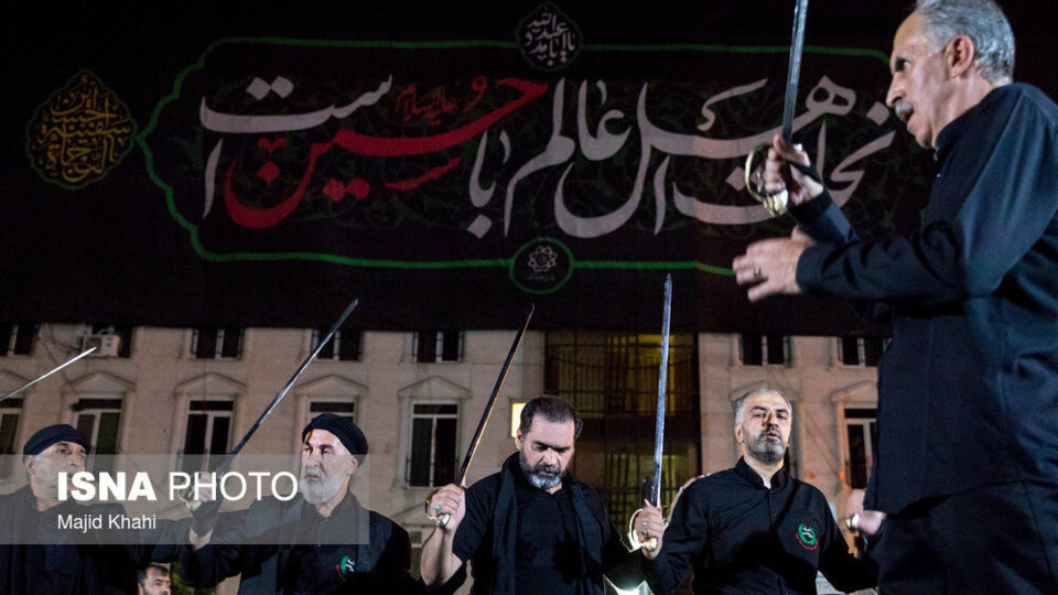 عزاداری شب سوم محرم - میدان منیریه