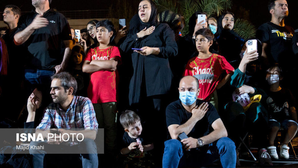 عزاداری شب سوم محرم - میدان منیریه