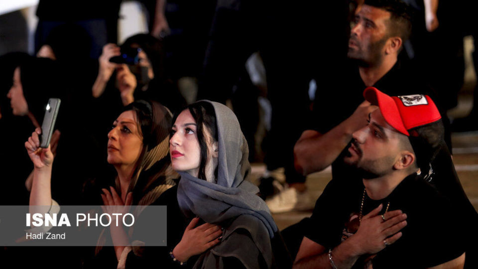 عزاداری شب چهارم محرم - باغ فیض