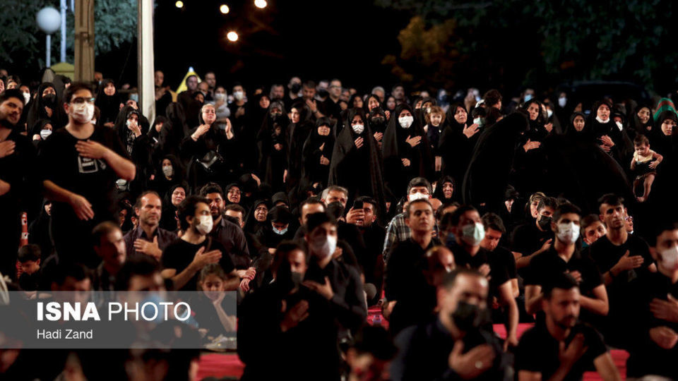 عزاداری شب چهارم محرم - باغ فیض