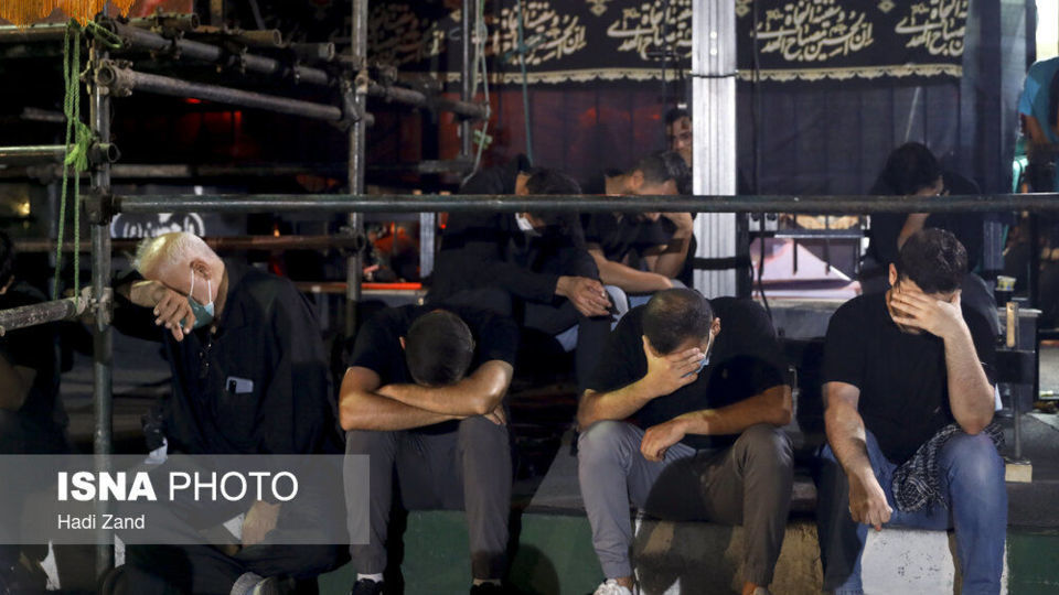 عزاداری شب چهارم محرم - باغ فیض