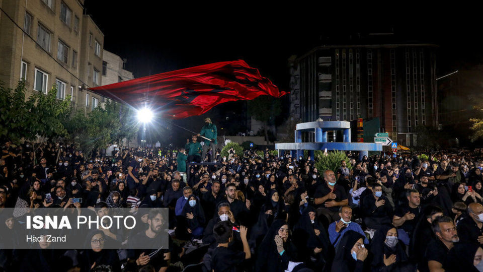 عزاداری شب چهارم محرم - باغ فیض