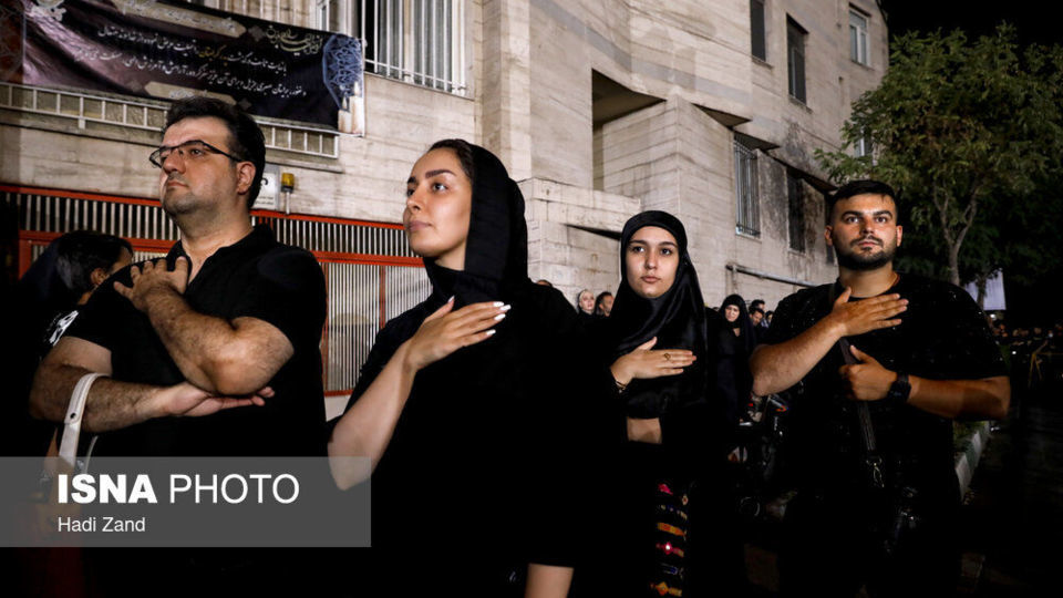 عزاداری شب چهارم محرم - باغ فیض