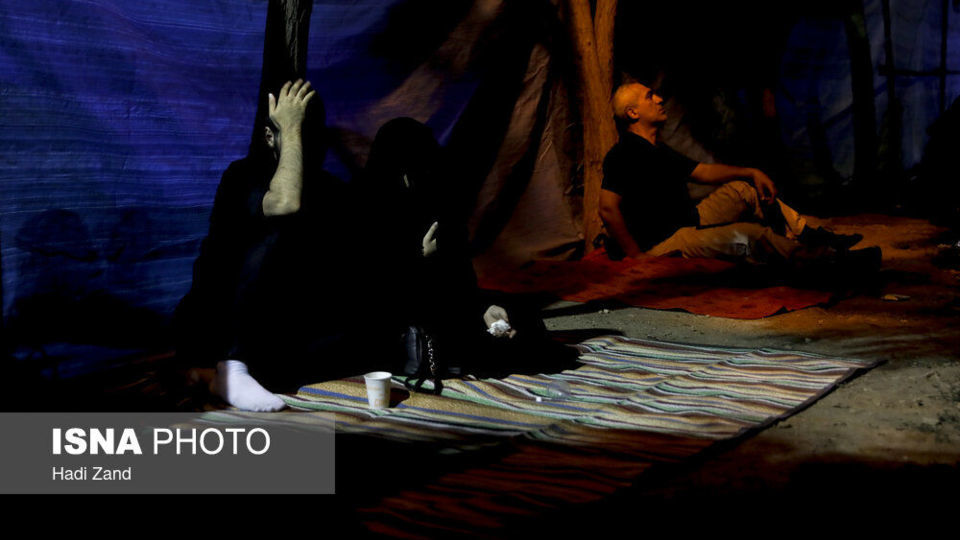 عزاداری شب چهارم محرم - باغ فیض