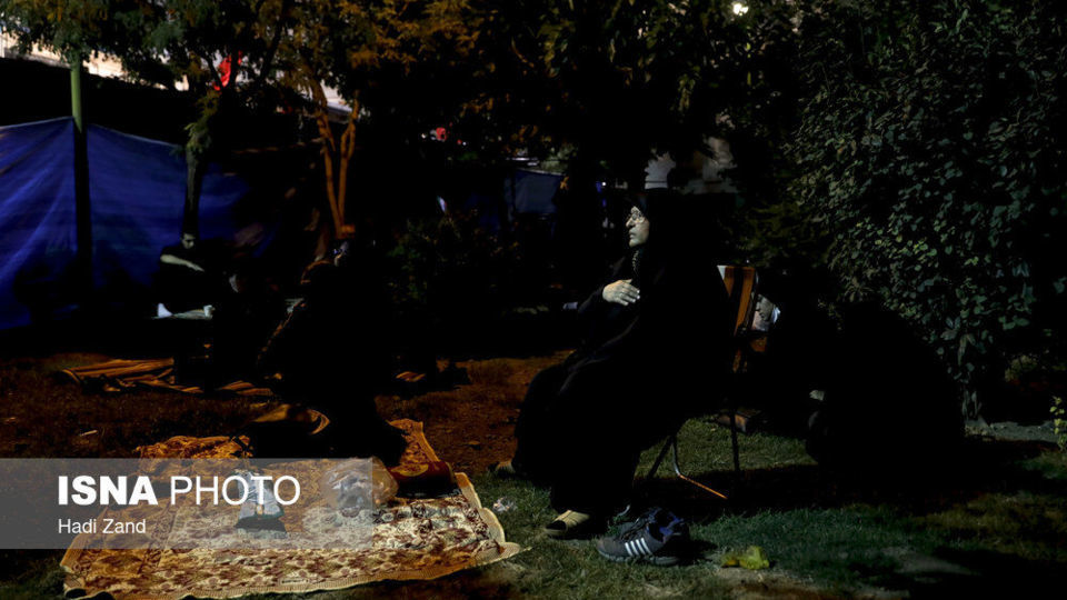 عزاداری شب چهارم محرم - باغ فیض