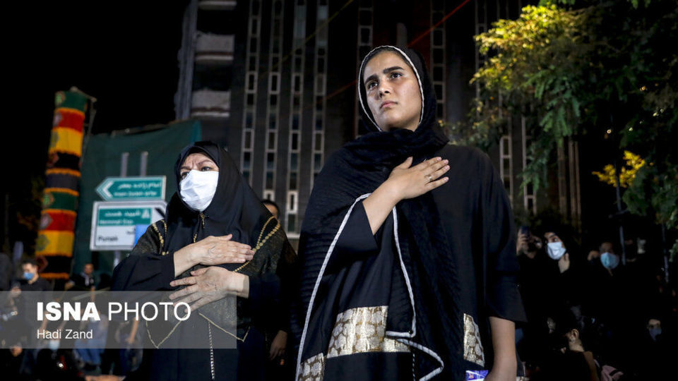 عزاداری شب چهارم محرم - باغ فیض