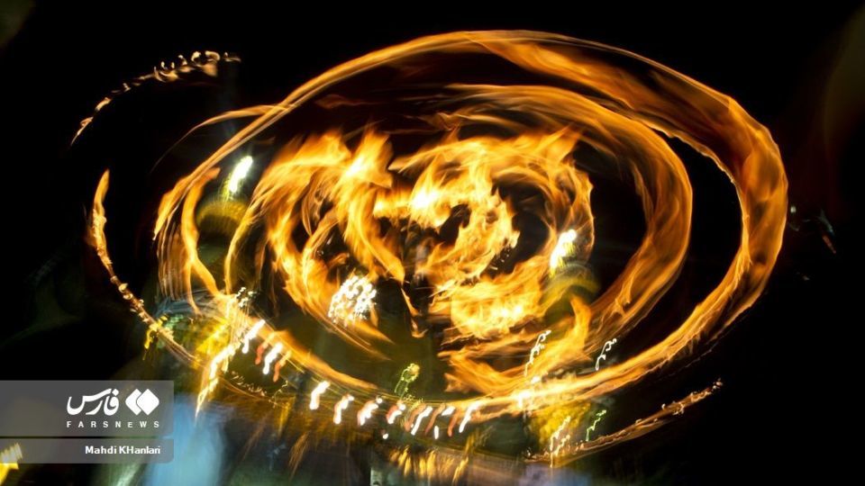 آیین مشعل‌گردانی در تهران