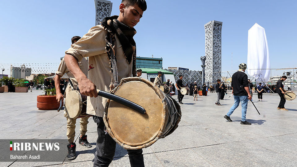 عزاداری شهادت حضرت اباعبدالله الحسین (علیه‌السلام) در تهران/ عاشورای ۱۴۰۱ 