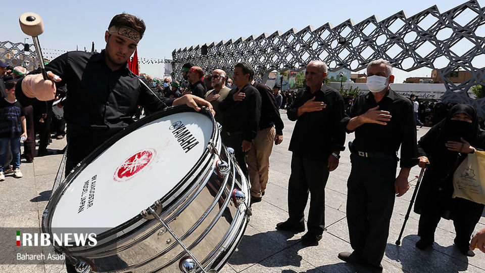 عزاداری شهادت حضرت اباعبدالله الحسین (علیه‌السلام) در تهران/ عاشورای ۱۴۰۱ 