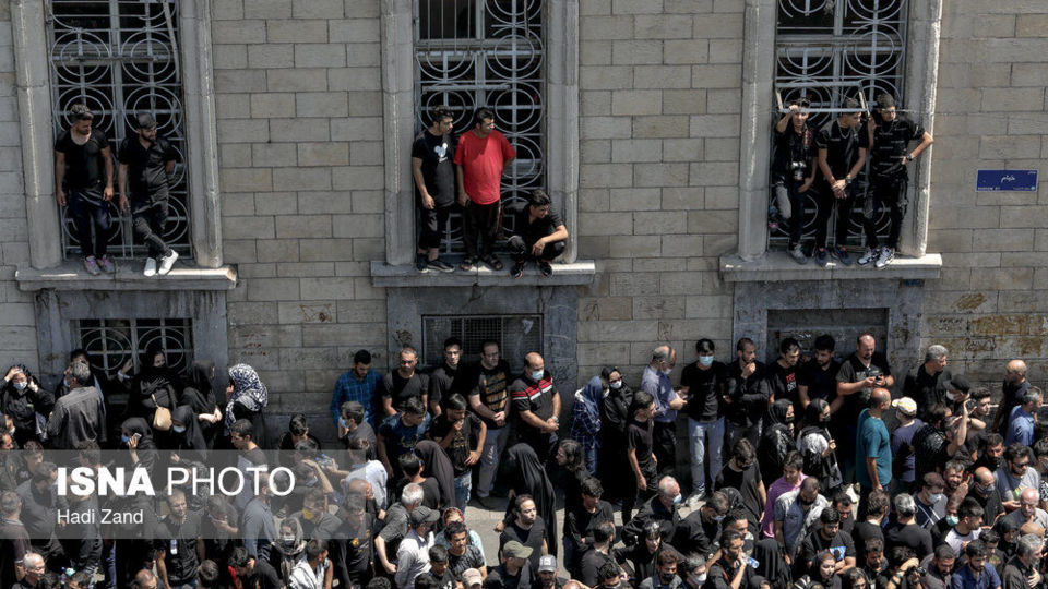 مراسم عزاداری روز عاشورا - چهارراه گلوبندک