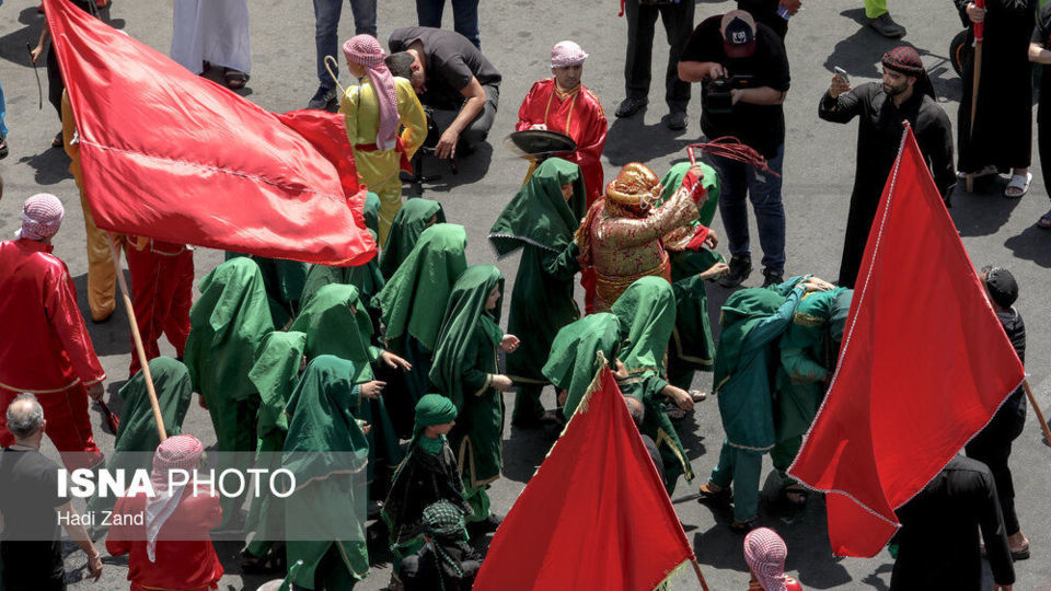 مراسم عزاداری روز عاشورا - چهارراه گلوبندک