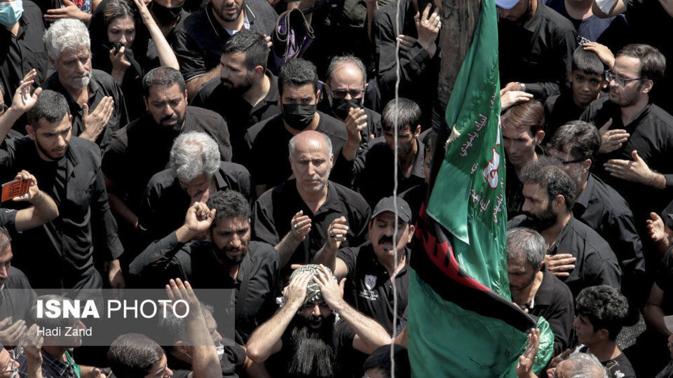 مراسم عزاداری روز عاشورا - چهارراه گلوبندک