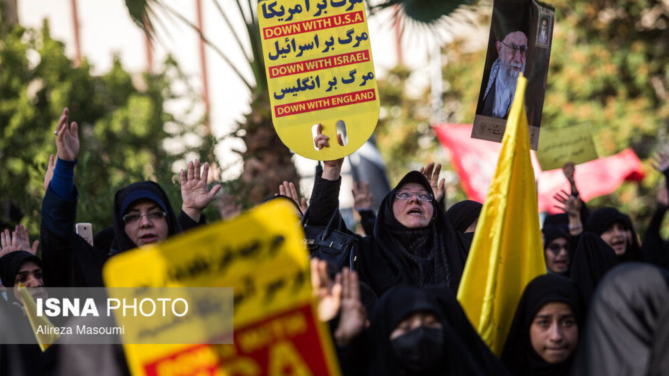 تجمع اعتراضی به جنایت‌های اخیر رژیم صهیونیستی در میدان فلسطین