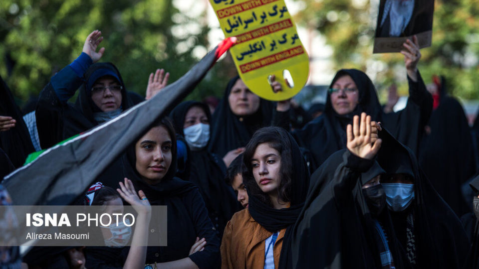 تجمع اعتراضی به جنایت‌های اخیر رژیم صهیونیستی در میدان فلسطین