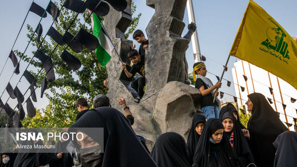 تجمع اعتراضی به جنایت‌های اخیر رژیم صهیونیستی در میدان فلسطین