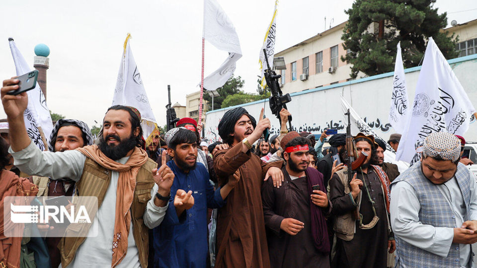 جشن خیابانی اولین سالگرد پیروزی طالبان در کابل