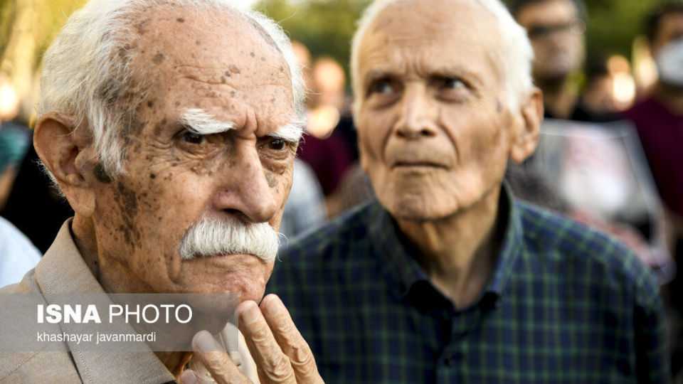 مراسم تشییع پیکر هوشنگ ابتهاج ـ رشت