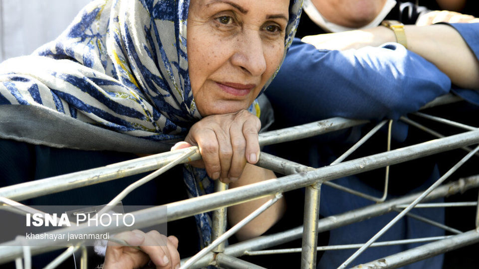 مراسم تشییع پیکر هوشنگ ابتهاج ـ رشت