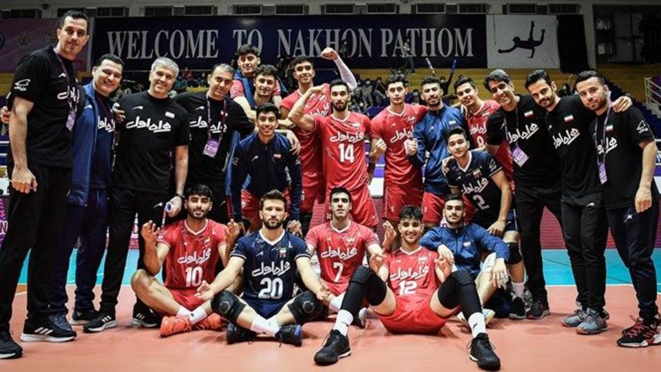 والیبال جوانان آسیا| ایران بدون باخت بر بام قاره کهن ایستاد