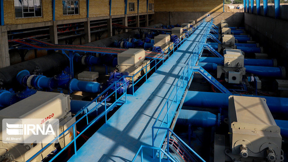 افتتاح طرح آبرسانی غدیر