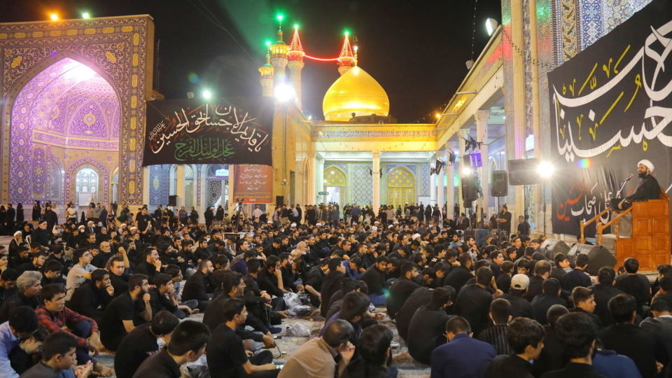 مراسم شام شهادت حضرت رقیه بنت الحسین (ع) در قم‎ 