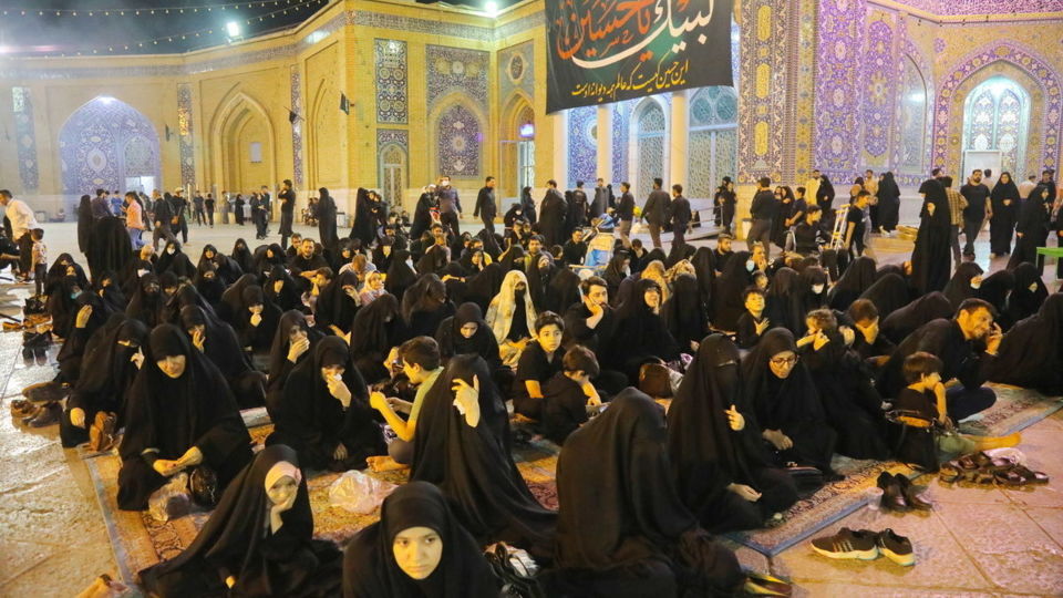 مراسم شام شهادت حضرت رقیه بنت الحسین (ع) در قم‎ 