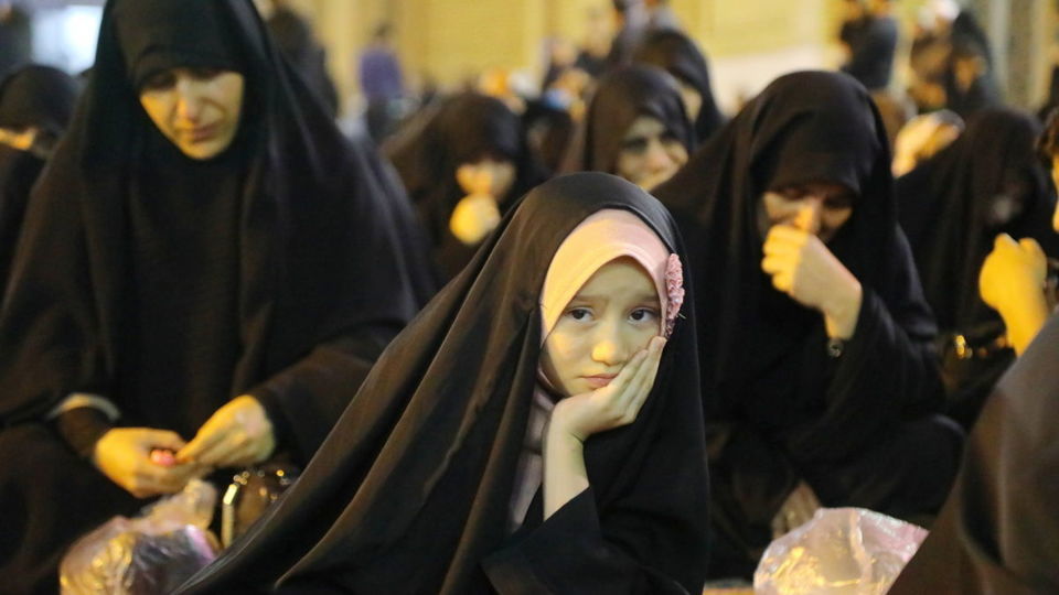 مراسم شام شهادت حضرت رقیه بنت الحسین (ع) در قم‎ 