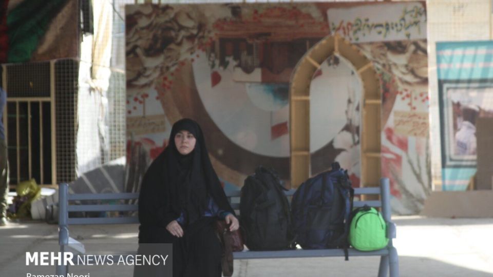 حضور پرشور زائران اربعین حسینی در مرز مهران