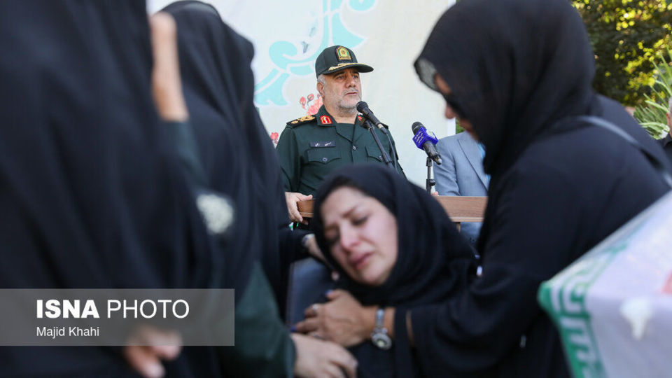 تشییع پیکر مطهر شهید مدافع امنیت امیر کیوانلو