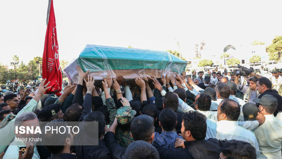 تشییع پیکر مطهر شهید مدافع امنیت امیر کیوانلو