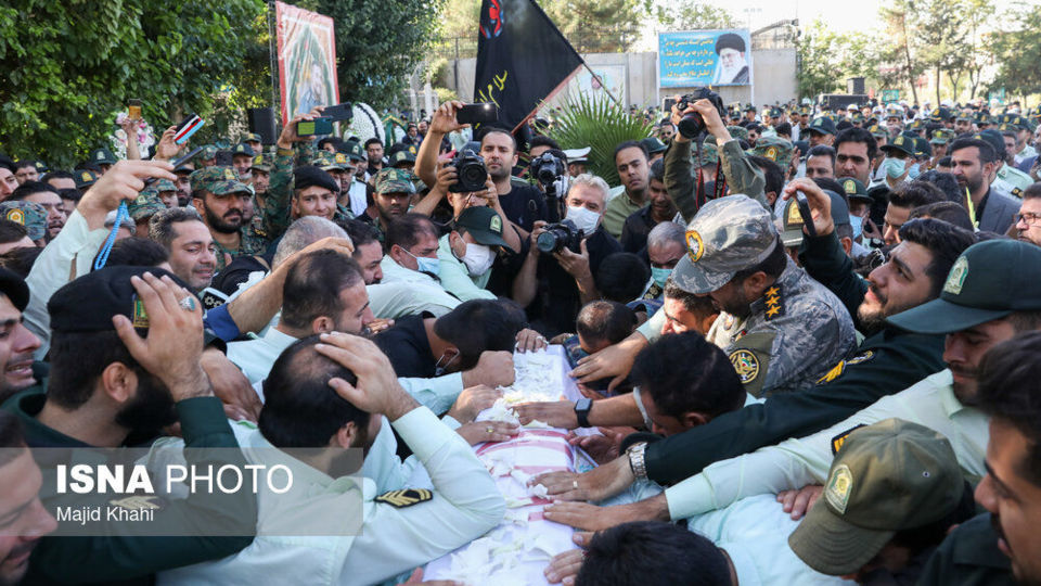 تشییع پیکر مطهر شهید مدافع امنیت امیر کیوانلو