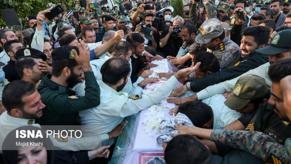 تشییع پیکر مطهر شهید مدافع امنیت امیر کیوانلو